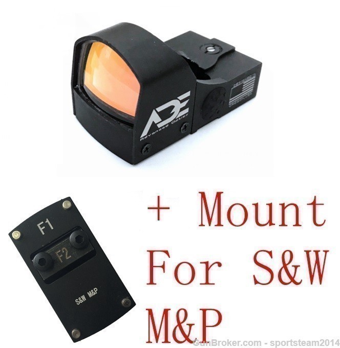 RD3-009 Micro Red Dot Sight + F1 MOUNT for SW MP Smith Wesson S&W M&P-img-0