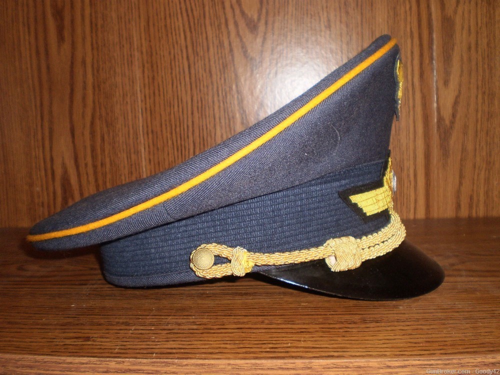 WW2 German Luftwaffe Generals visor hat, size 58-img-2