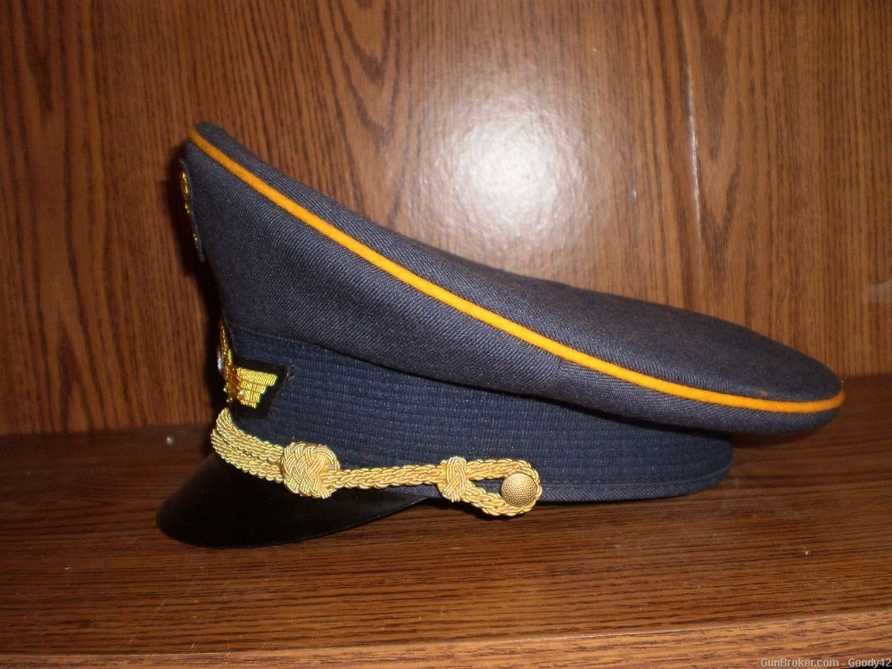 WW2 German Luftwaffe Generals visor hat, size 58-img-1