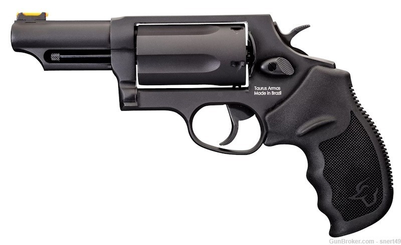 Taurus Judge 3” Bbl 45 Colt/410 2.5" Shells Matte Blk Fiber Optic 2-441031T-img-1