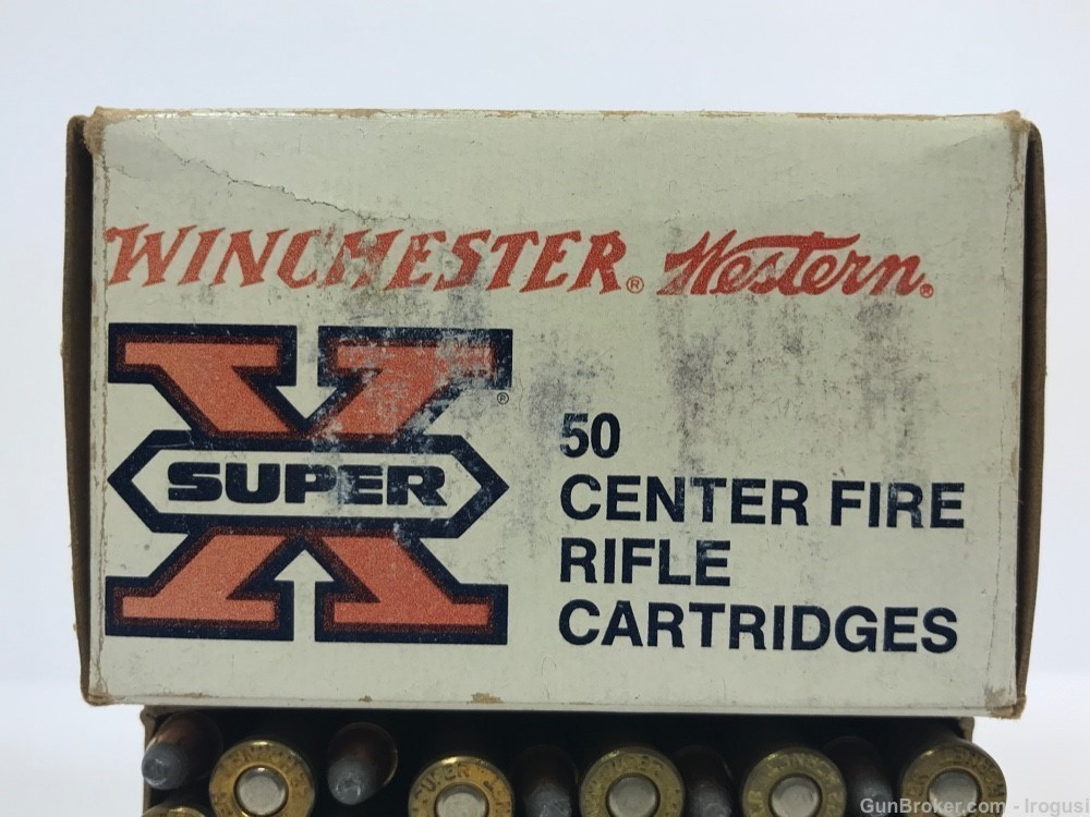 1984 Winchester .22 Hornet 45 Gr Soft Point FULL Vintage Box 1000-PX-img-4