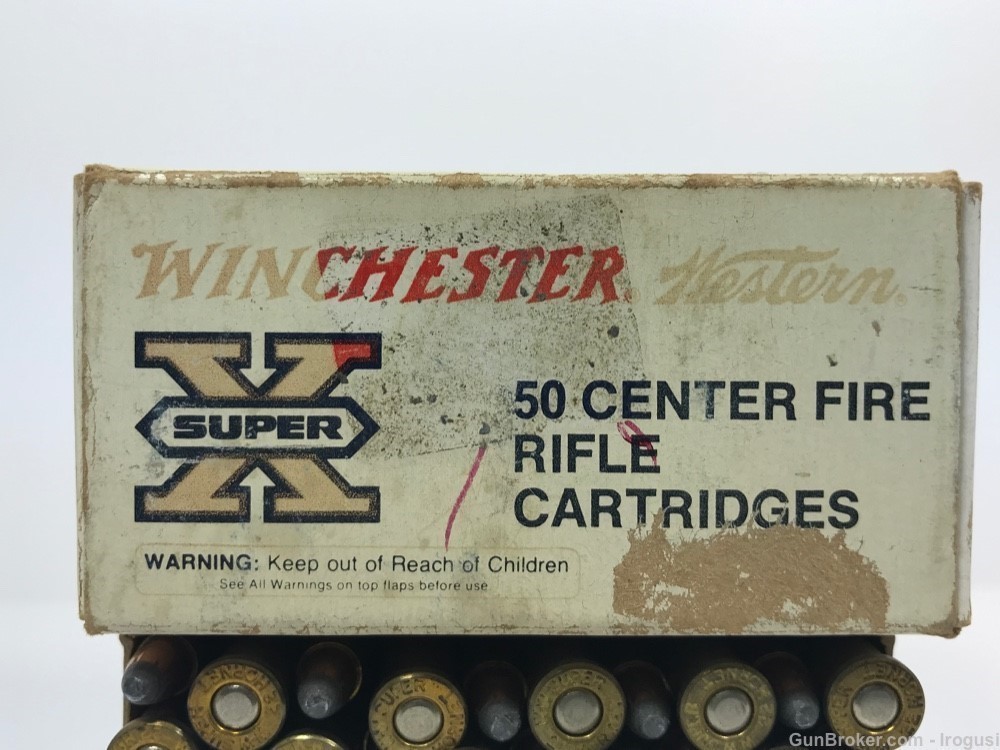 1984 Winchester .22 Hornet 45 Gr Soft Point FULL Vintage Box 1000-PX-img-3