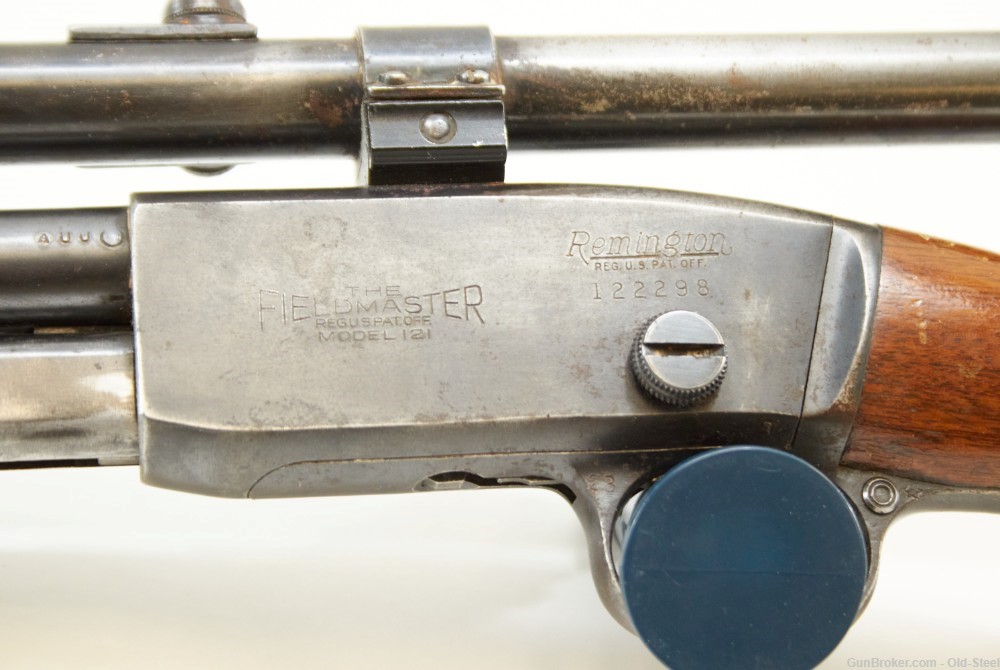 Remington 121 Field Master 22LR Pump Action Rifle C&R Plinking W/ Scope-img-21