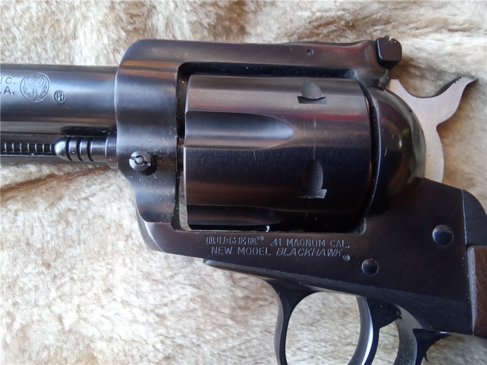 Ruger New Model Blackhawk 41 mag-single action revolver w/case-img-5