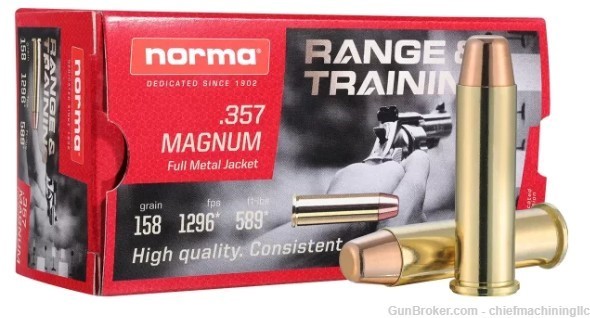 Norma Range and Training .357 MAG 158gr-img-0