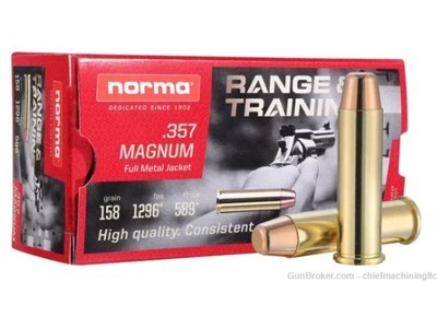 Norma Range and Training .357 MAG 158gr