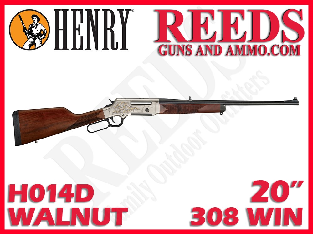 Henry Long Ranger Deluxe Engraved Walnut 308 Win 20in H014D-308-img-0