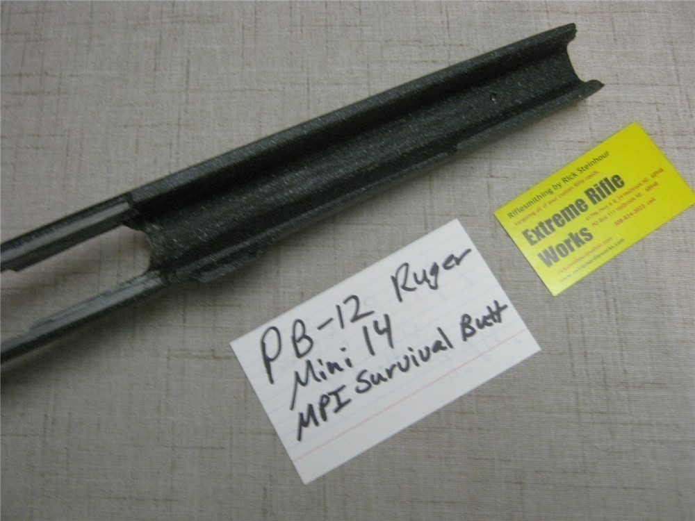  Ruger Mini 14  Fiberglass Stock, W/ Hollow, Survival Butt stock-img-4