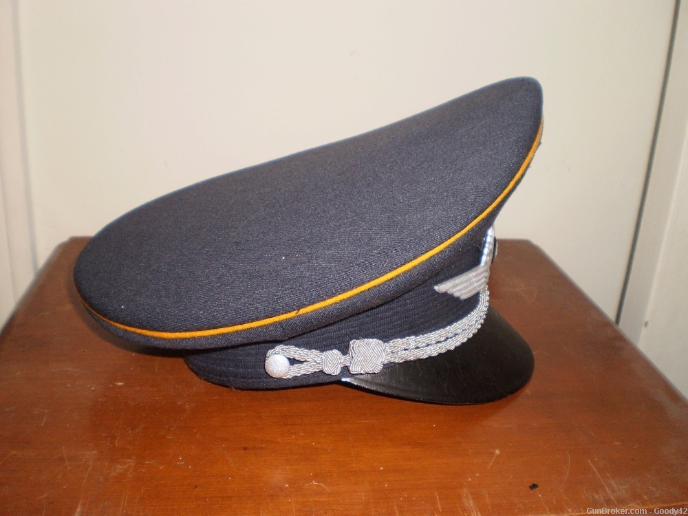 WW2 German Luftwaffe officers visor hat, size 53-img-2