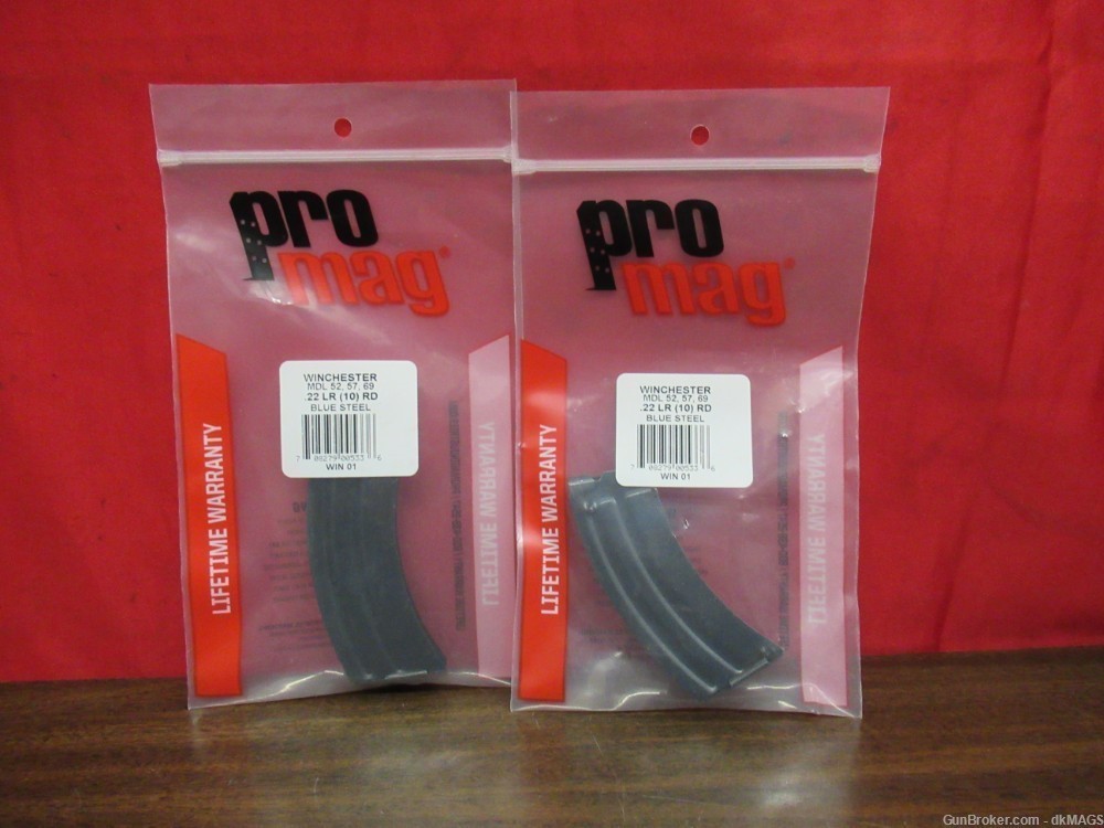 2 Winchester Model 52 57 or 69 .22lr 10 Round Pro Mag Magazines -img-0