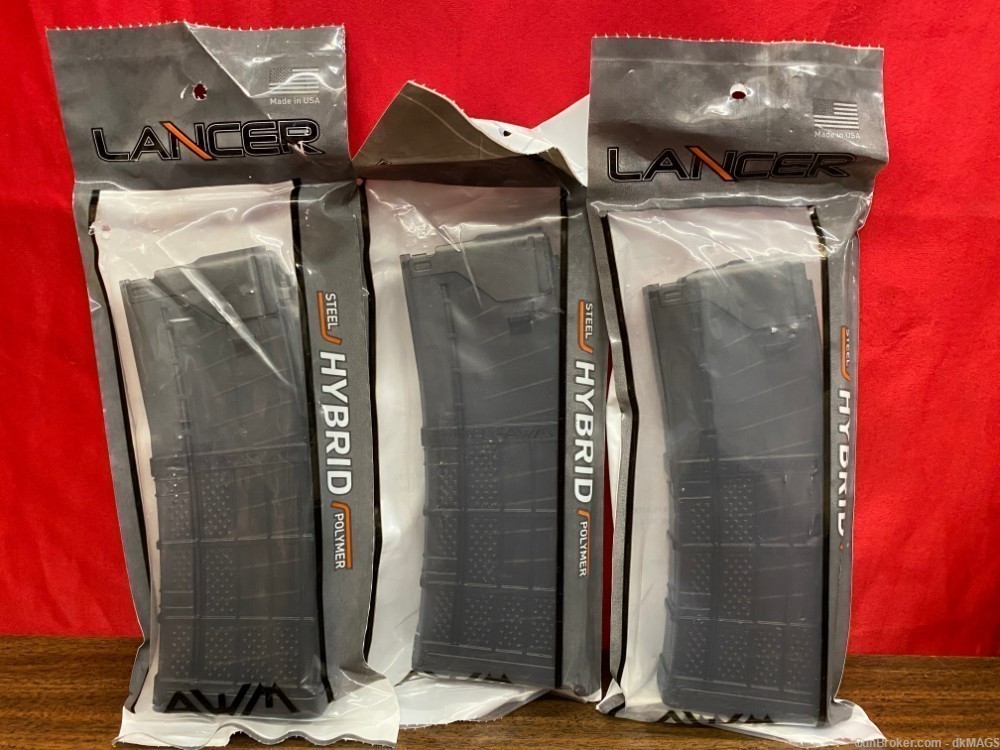 3 Lancer Translucent Smoke .223/5.56 30rd Magazines-img-0