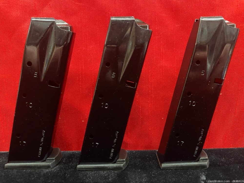 3 Mecgar Smith&Wesson 5900 Series Magazines For S&W 59 Or 915, 9mm 17Rds-img-5