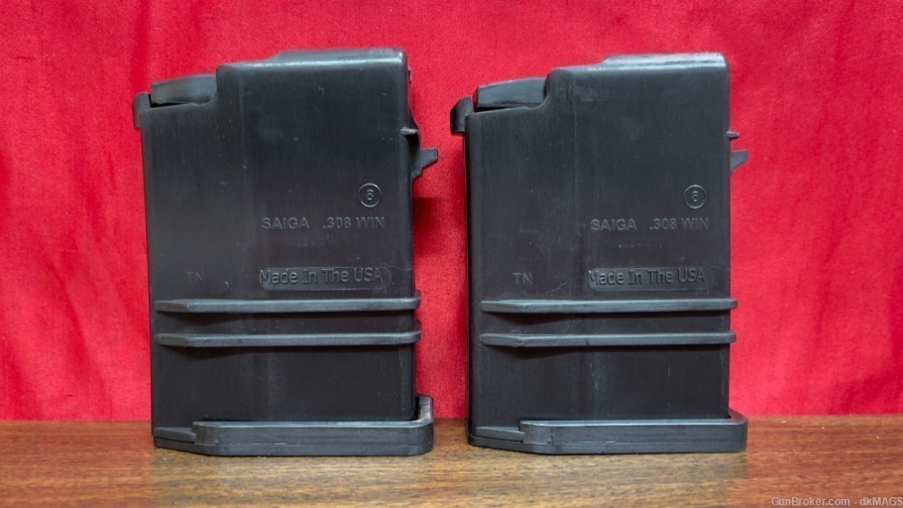 2 SGM Tactical Saiga .308 Win. 7.62x51mm 10 Round Polymer Magazines Mags -img-3