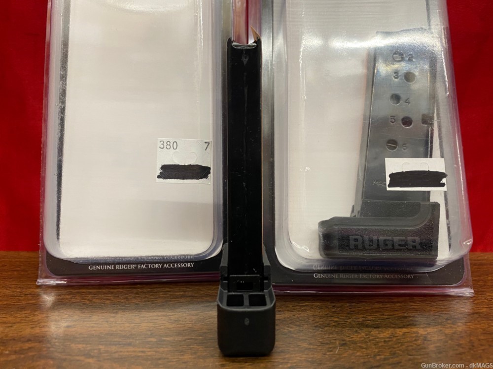 2 OEM Ruger LCPII  .380acp 7rd Magazines-img-5