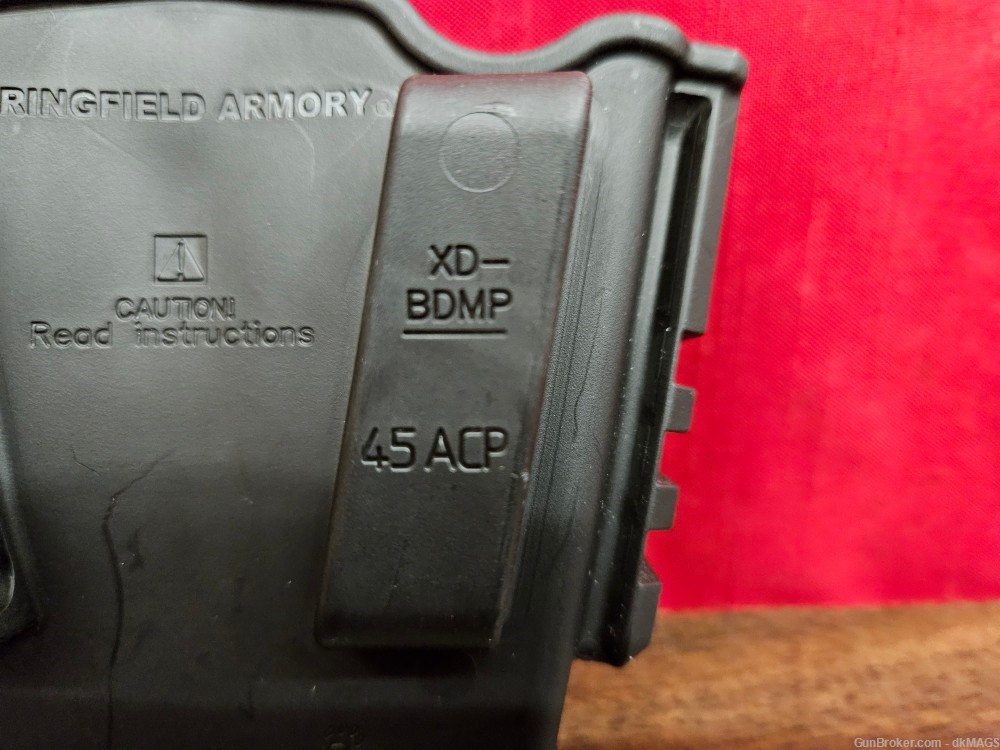 2 Springfield XD45 Magazines 10rd  w 2 Mag Pouch and FDE compact Spacer-img-8
