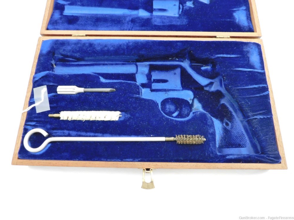 1965 Smith Wesson 57 Nickel In The Case With Letter-img-4