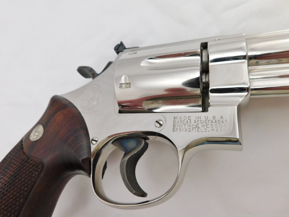 1965 Smith Wesson 57 Nickel In The Case With Letter-img-12