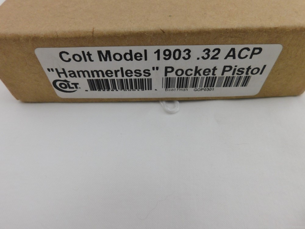 Colt 1903 Hammerless 32ACP Reissue NIB-img-2
