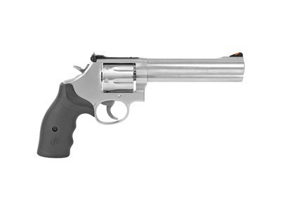 Smith & Wesson 164198 686 Plus 357 Mag 7 Round 6" Stainless Steel Black Pol