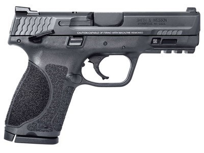 Smith & Wesson 11686 M&P M2.0 Compact 9mm Luger 4" 15+1 Black Armornite Sta