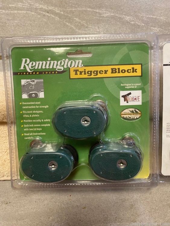 Remington Trigger Locks - Set of Three FREE SHIPPING-img-0