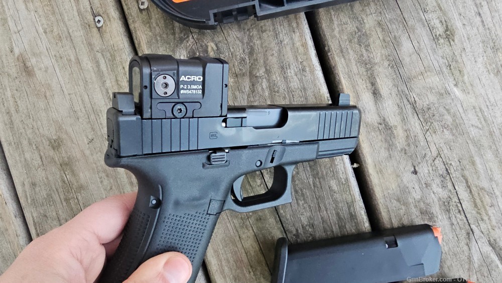 Glock 45 w/ Factory direct milled for Acro P2 & Co witness sights G45 MOS-img-2