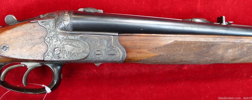 Carl Bock Double Rifle Drilling 7.65Rx16 ga-img-6