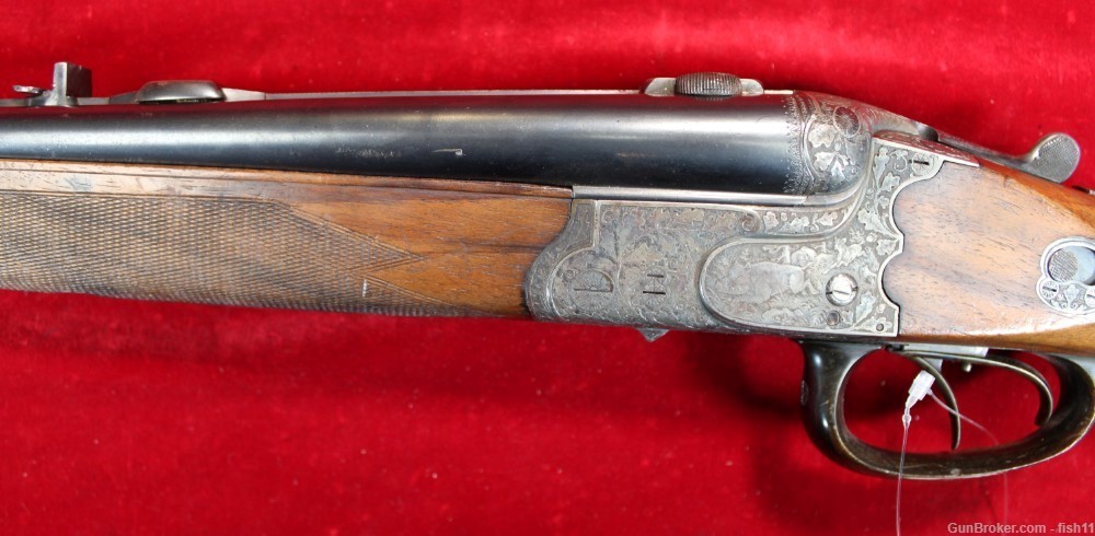 Carl Bock Double Rifle Drilling 7.65Rx16 ga-img-1