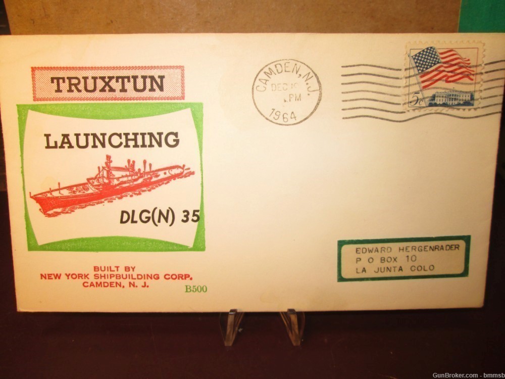 U.S. NAVY First Day Covers (2) DLG (N) 35, USS TRUXTUN, 1963 & 1964-Cruiser-img-1
