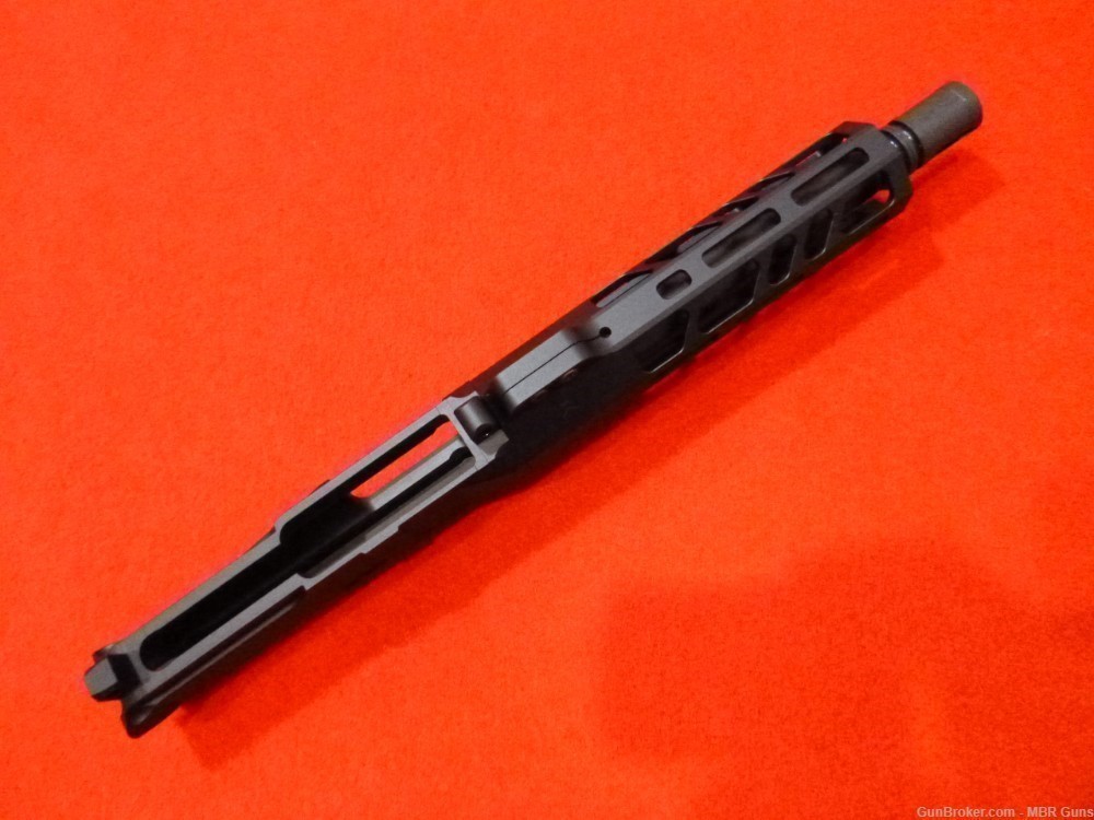 AR 15 9mm Upper Assembly 8" Nitride Barrel 7" M-Lok Handguard-img-6