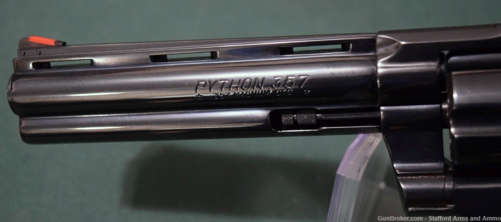 1978 Colt Python 357 6" Blued Clean Like New LNIB-img-4
