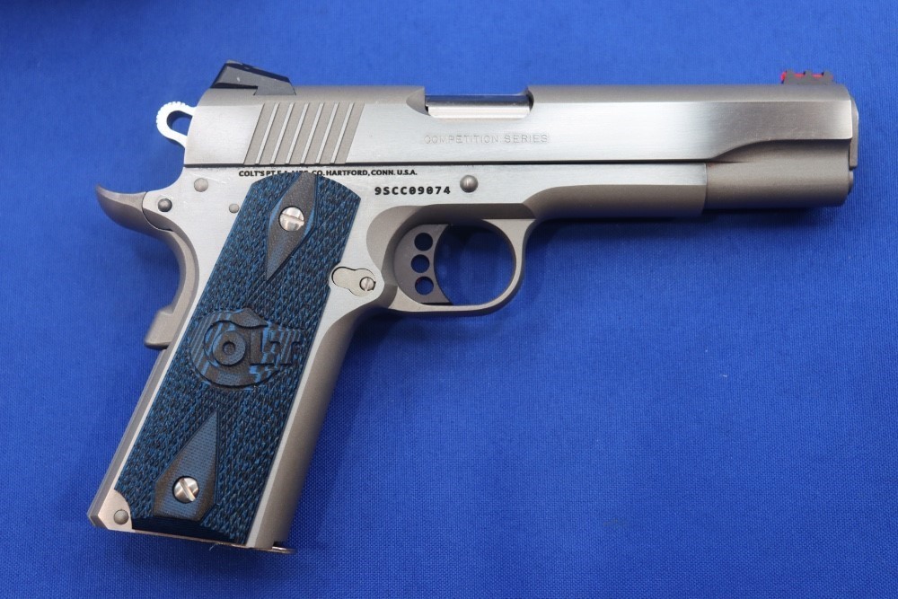Colt Model COMPETITION 1911 Pistol 5" 9RD STAINLESS 9MM Series 70 Govt NEW-img-6