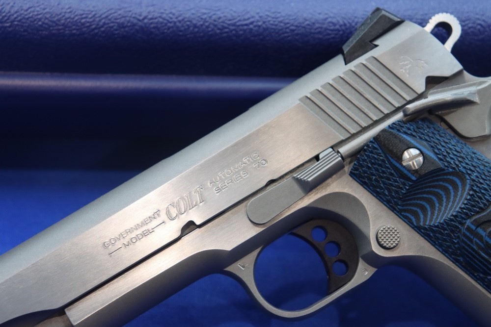 Colt Model COMPETITION 1911 Pistol 5" 9RD STAINLESS 9MM Series 70 Govt NEW-img-3
