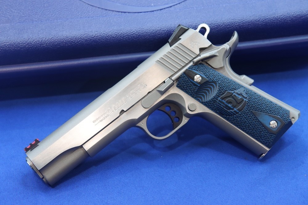 Colt Model COMPETITION 1911 Pistol 5" 9RD STAINLESS 9MM Series 70 Govt NEW-img-1