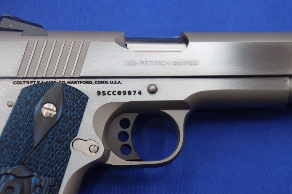 Colt Model COMPETITION 1911 Pistol 5" 9RD STAINLESS 9MM Series 70 Govt NEW-img-8