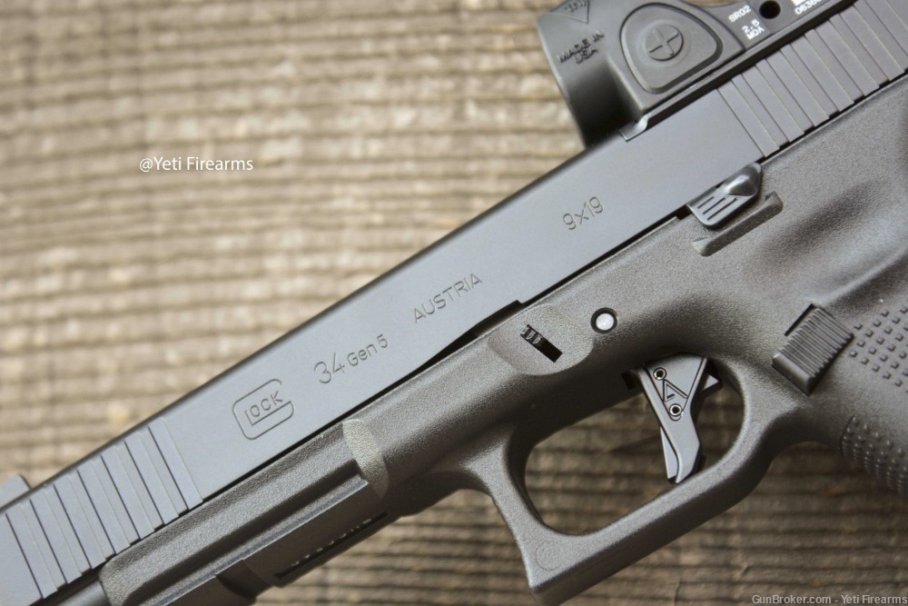 Glock 34 Gen 5 MOS 9mm W/ Trijicon SRO 2.5 MOA CHPWS V4 17rnd No CC Fee G34-img-8