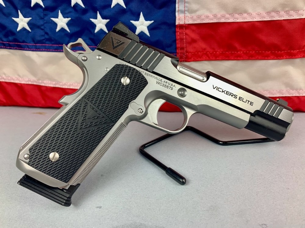 Wilson Combat Vickers Elite Full Size 1911 Stainless Two Tone .45 ACP - NEW-img-7