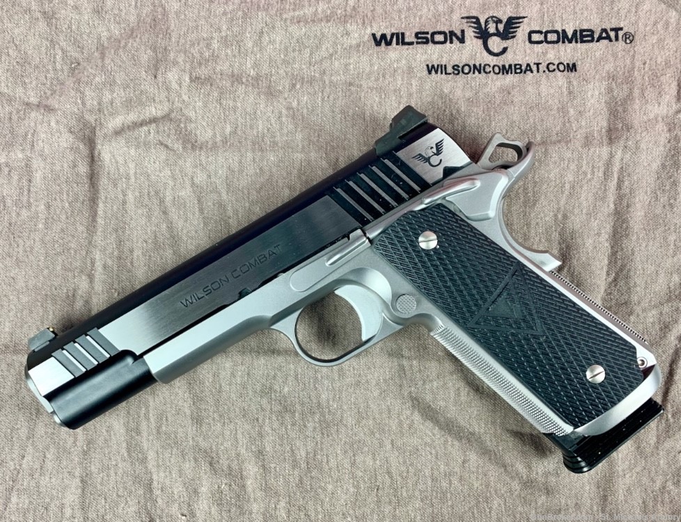 Wilson Combat Vickers Elite Full Size 1911 Stainless Two Tone .45 ACP - NEW-img-3