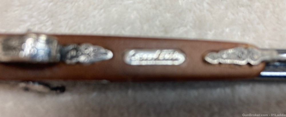 LNIB Sacchetti 7 1/2" Rifle silver & wood-img-6