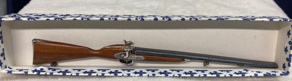 LNIB Sacchetti 7 1/2" Rifle silver & wood-img-4
