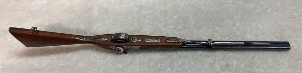 LNIB Sacchetti 7 1/2" Rifle silver & wood-img-5