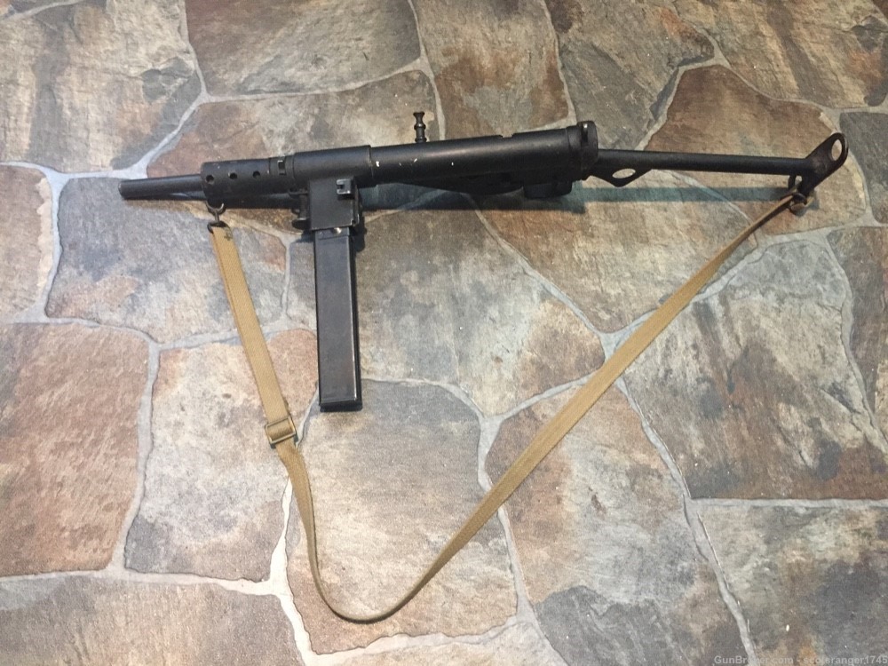 WW II British Sten MK II Display Machine Gun Original Parts -img-0