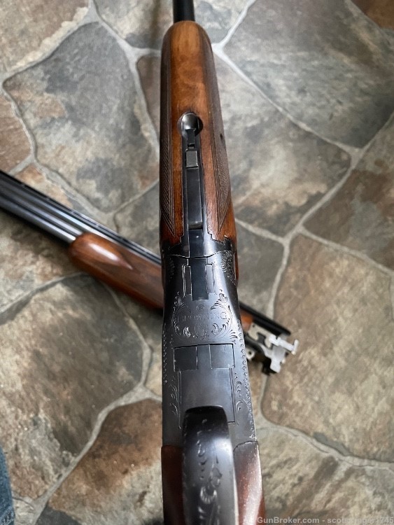 FN Browning Superposed 12 Gauge Combo 1950 Shotgun Set Beautiful -img-9