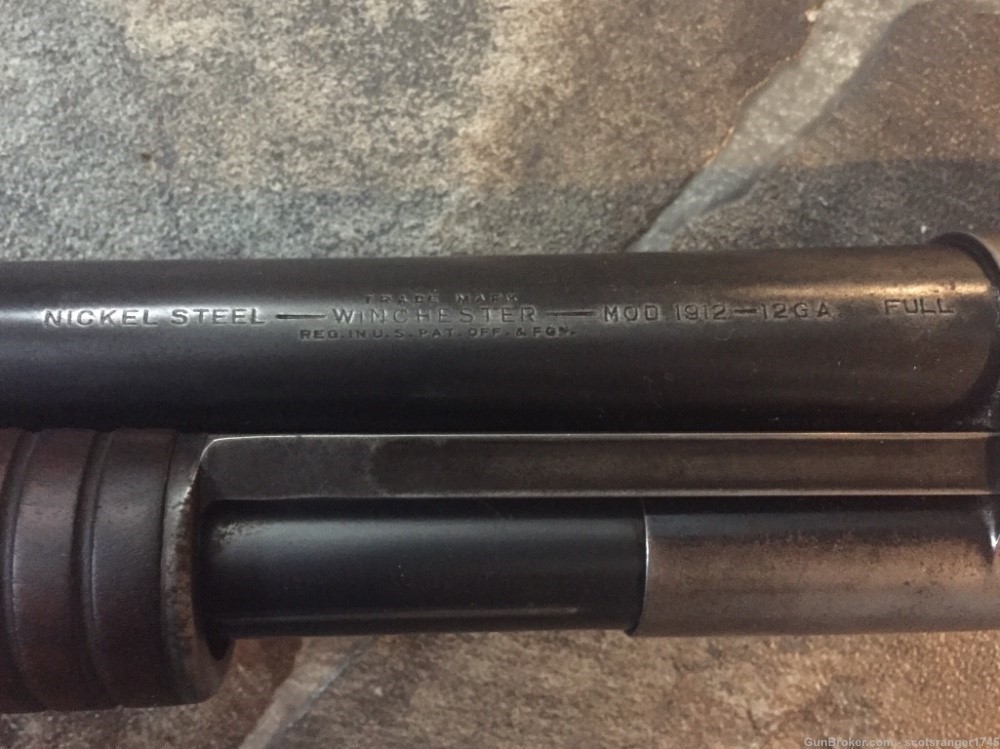 Winchester Model 12 Shotgun 12 Gauge Manufactured in 1916 WW I -img-11