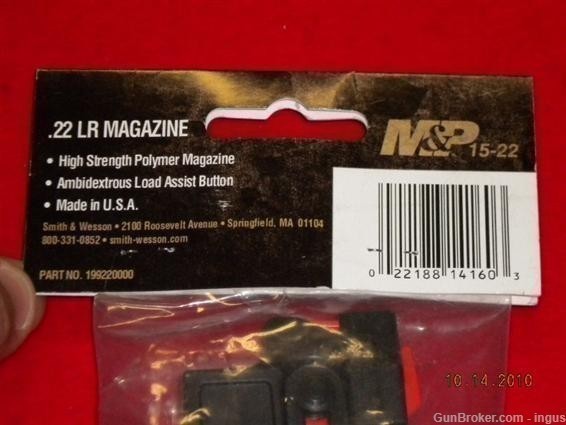 S&W M&P-15 22LR FACTORY 25rd MAGAZINE 19922 (NEW IN WRAPPER)-img-3
