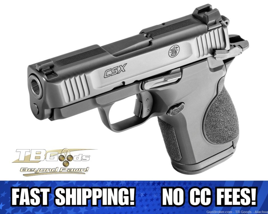 Smith & Wesson CSX 9mm 3.1" TS Black 2 mags 10/12 12615-img-2