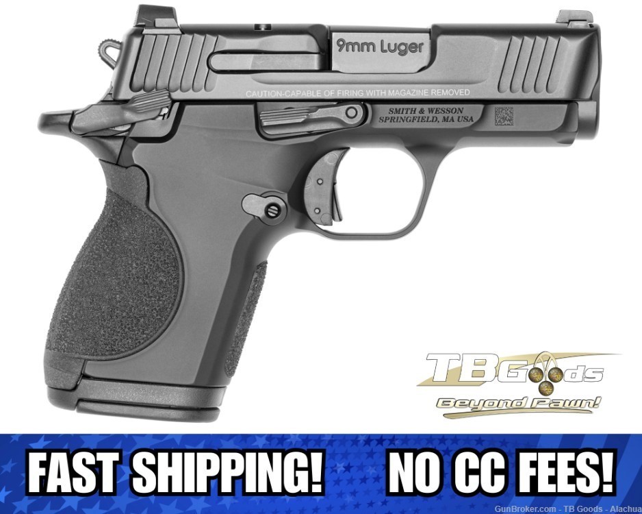 Smith & Wesson CSX 9mm 3.1" TS Black 2 mags 10/12 12615-img-0
