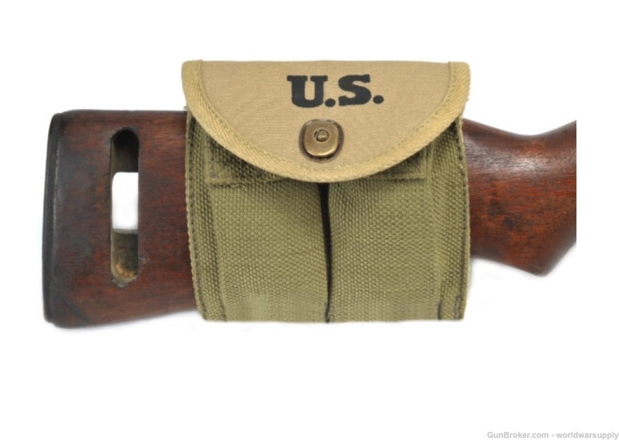 M1 Carbine Buttstock Type Pouch Transitional Model-img-0