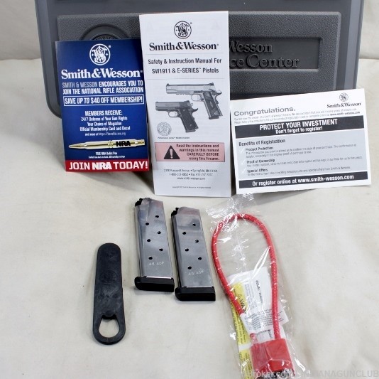 NIB SMITH & WESSON 1911 PC WITH PORTS 45ACP 4.25" CASE-img-14