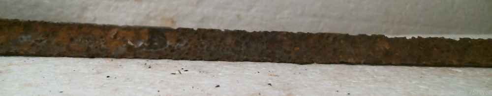 Civil War Battlefield Relic Blade Only Of Enfield Triangular Socket Bayonet-img-4